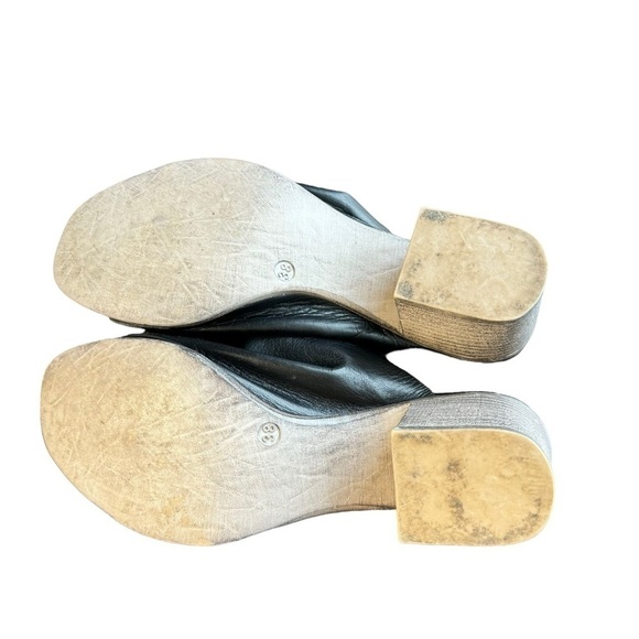 EUC Miz Mooz Silvie mules, leather, block heel, black, size 38 - Picture 11 of 11